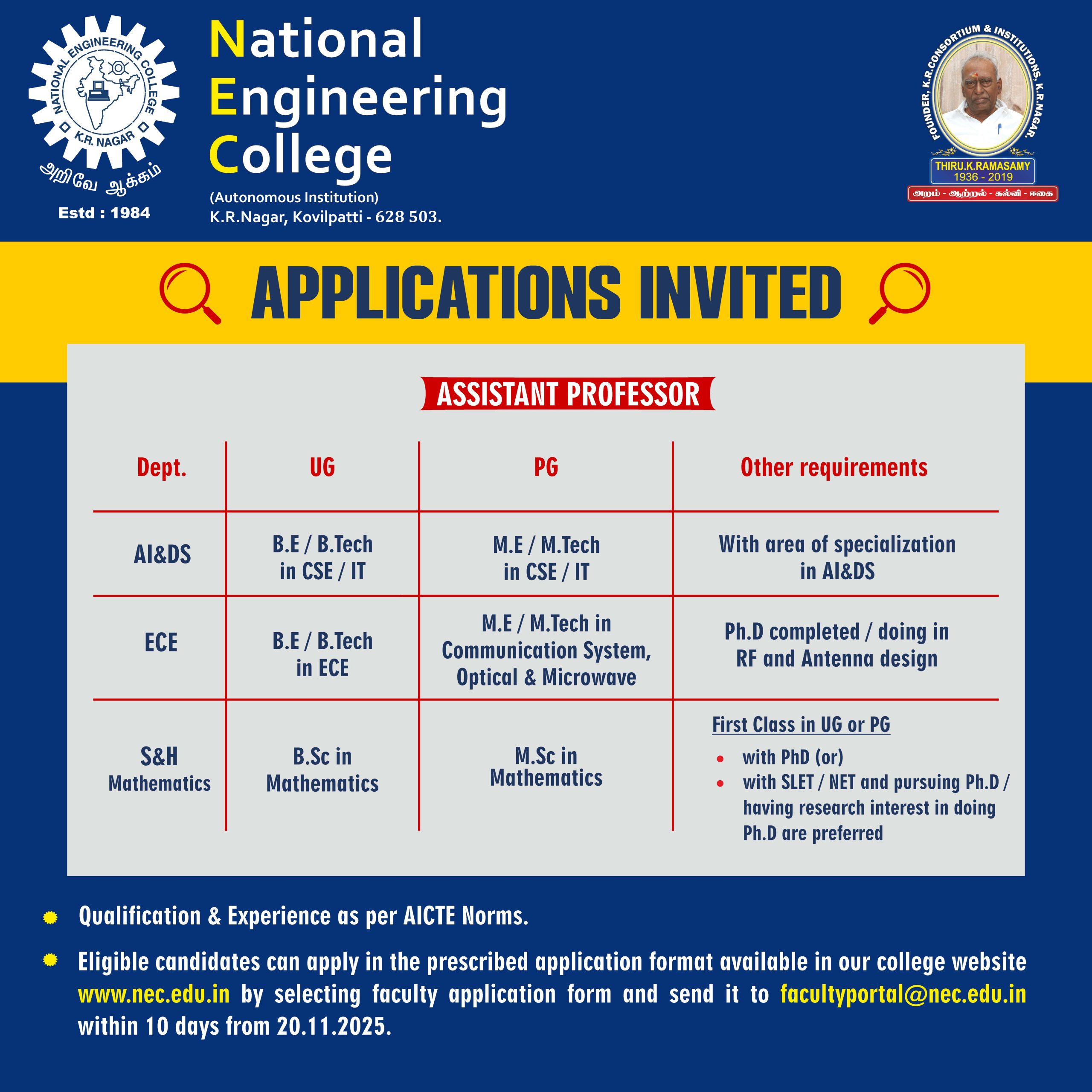 mathematics recruitment