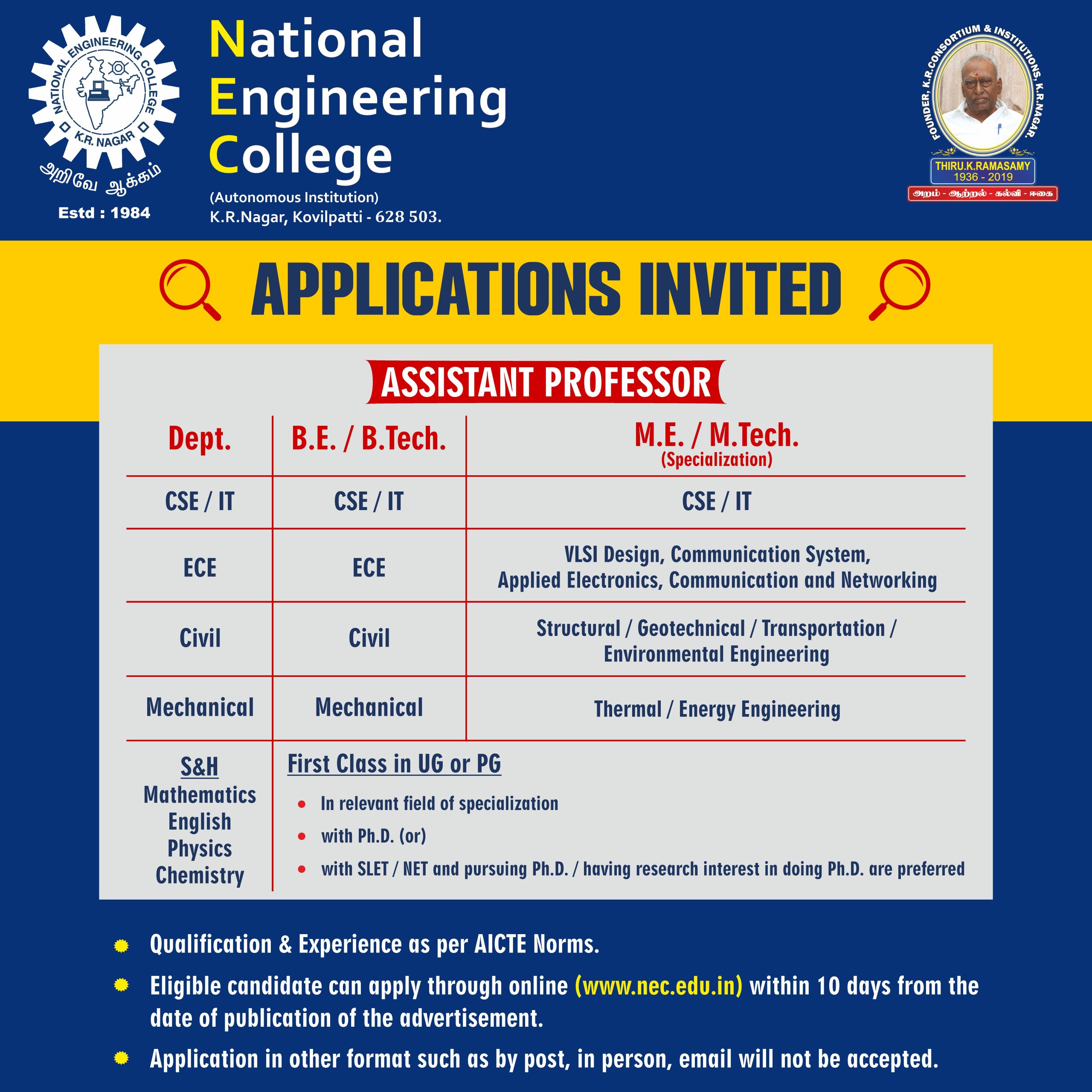 mathematics recruitment