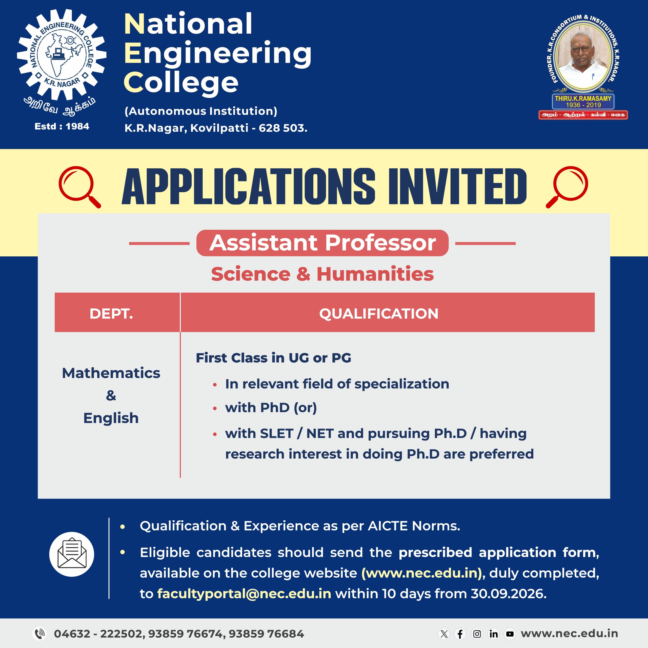 mathematics recruitment